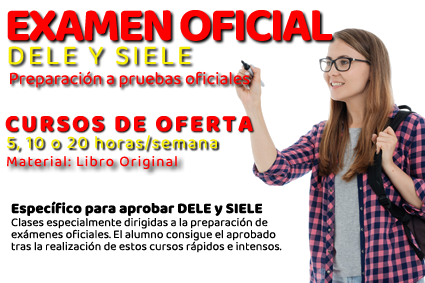  Cursos preparacion exámenes oficiales DELE y SIELE