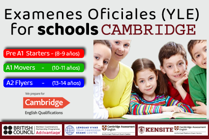 examenes oficiales cambridge para jóvenes y niños